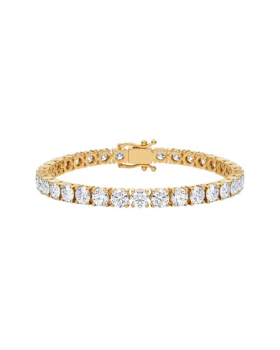Forever Creations Signature Forever Creations 14k 12.00 Ct. Tw. Lab Grown Diamond Tennis Bracelet In Gold