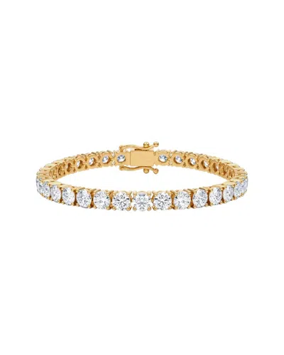 Forever Creations Signature Forever Creations 14k 14.00 Ct. Tw. Lab Grown Diamond Tennis Bracelet In Gold