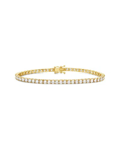 Forever Creations Signature Forever Creations 14k 16.00 Ct. Tw. Lab Grown Diamond Tennis Bracelet In Gold