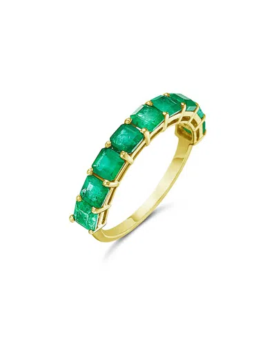 Forever Creations Signature Forever Creations 14k 1.97 Ct. Tw. Emerald Half-eternity Ring