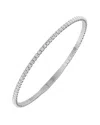 FOREVER CREATIONS SIGNATURE FOREVER CREATIONS 14K 2.00 CT. TW. LAB GROWN DIAMOND FLEXIBLE BANGLE BRACELET