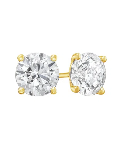 Forever Creations Signature Forever Creations 14k 2.00 Ct. Tw. Lab Grown Diamond Studs In Gold