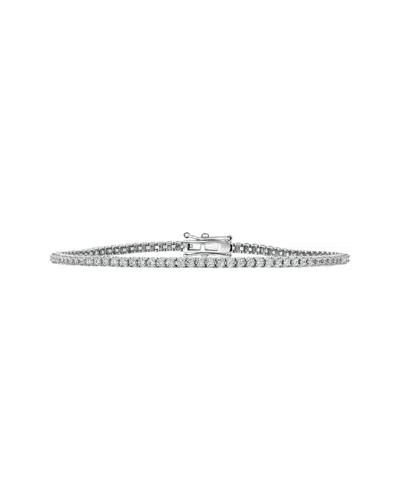 Forever Creations Signature Forever Creations 14k 2.00 Ct. Tw. Lab Grown Diamond Tennis Bracelet In Metallic