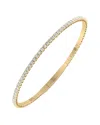 FOREVER CREATIONS SIGNATURE FOREVER CREATIONS 14K 3.00 CT. TW. LAB GROWN DIAMOND FLEXIBLE BANGLE BRACELET