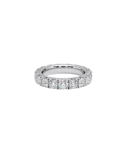 Forever Creations Signature Forever Creations 14k 4.00 Ct. Tw. Lab Grown Diamond Eternity Ring In Metallic