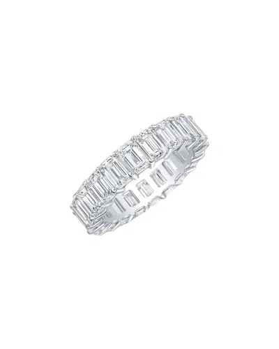 Forever Creations Signature Forever Creations 14k 4.00 Ct. Tw. Lab Grown Diamond Eternity Ring In Metallic