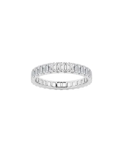Forever Creations Signature Forever Creations 14k 5.00 Ct. Tw. Lab Grown Diamond Eternity Ring In Metallic