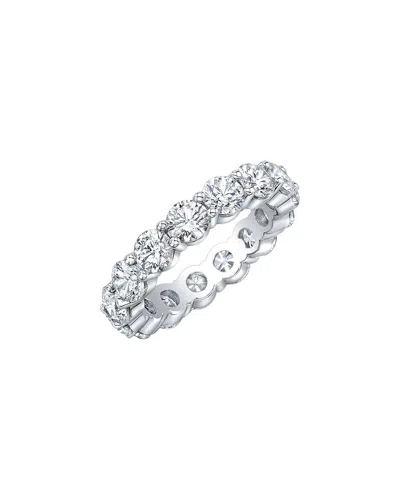 Forever Creations Signature Forever Creations 14k 6.00 Ct. Tw. Lab Grown Diamond Eternity Ring In Metallic