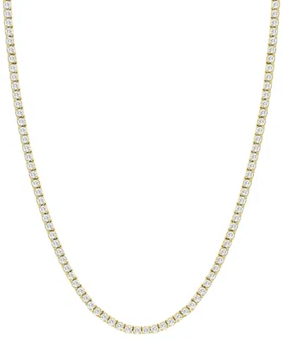 Forever Creations Signature Forever Creations 14k 6.00 Ct. Tw. Lab Grown Diamond Tennis Necklace In Gold