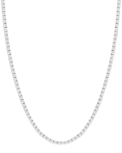 Forever Creations Signature Forever Creations 14k 6.00 Ct. Tw. Lab Grown Diamond Tennis Necklace In Metallic