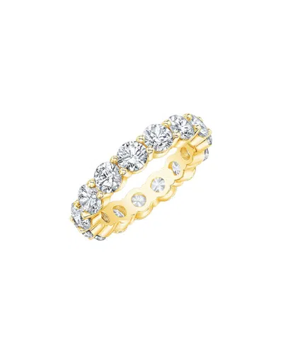 Forever Creations Signature Forever Creations 14k 7.00 Ct. Tw. Lab Grown Diamond Eternity Ring In Gold