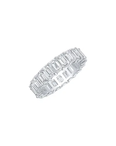 Forever Creations Signature Forever Creations 14k 7.00 Ct. Tw. Lab Grown Diamond Eternity Ring In Metallic