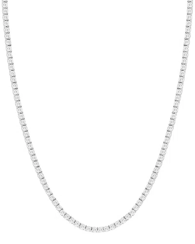 Forever Creations Signature Forever Creations 14k 7.00 Ct. Tw. Lab Grown Diamond Tennis Necklace In Metallic