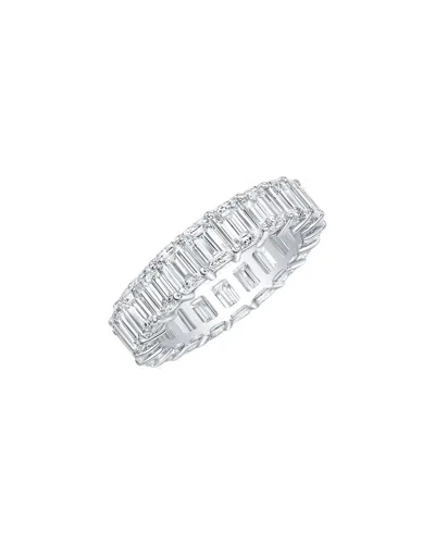 Forever Creations Signature Forever Creations 14k 8.00 Ct. Tw. Lab Grown Diamond Eternity Ring In Metallic