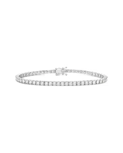 Forever Creations Signature Forever Creations 14k 9.00 Ct. Tw. Lab Grown Diamond Tennis Necklace In Metallic