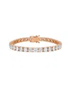 Forever Creations Signature Forever Creations 14k Rose Gold 10.00 Ct. Tw. Lab Grown Diamond Tennis Bracelet