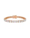 Forever Creations Signature Forever Creations 14k Rose Gold 12.00 Ct. Tw. Lab Grown Diamond Tennis Bracelet