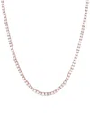 FOREVER CREATIONS SIGNATURE FOREVER CREATIONS 14K ROSE GOLD 6.00 CT. TW. LAB GROWN DIAMOND TENNIS NECKLACE