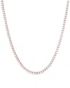 Forever Creations Signature Forever Creations 14k Rose Gold 6.00 Ct. Tw. Lab Grown Diamond Tennis Necklace