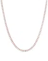 Forever Creations Signature Forever Creations 14k Rose Gold 7.00 Ct. Tw. Lab Grown Diamond Tennis Necklace