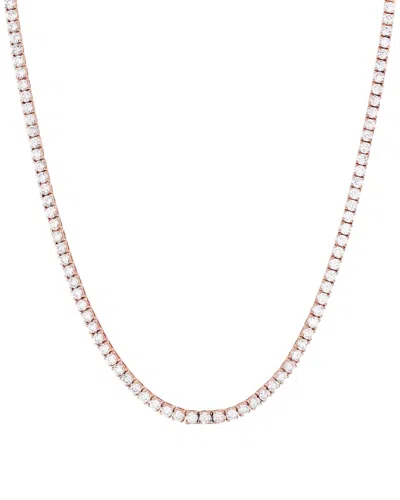 Forever Creations Signature Forever Creations 14k Rose Gold 7.00 Ct. Tw. Lab Grown Diamond Tennis Necklace