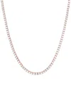 FOREVER CREATIONS SIGNATURE FOREVER CREATIONS 14K ROSE GOLD 8.00 CT. TW. LAB GROWN DIAMOND TENNIS NECKLACE