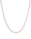 Forever Creations Signature Forever Creations 14k Rose Gold 8.00 Ct. Tw. Lab Grown Diamond Tennis Necklace