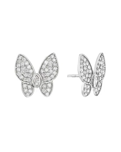 Forever Creations Usa Inc. Forever Creations 14k 0.68 Ct. Tw. Diamond Studs In Metallic