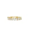 Forever Creations Usa Inc. Forever Creations 14k 0.76 Ct. Tw. Diamond Half-eternity Ring