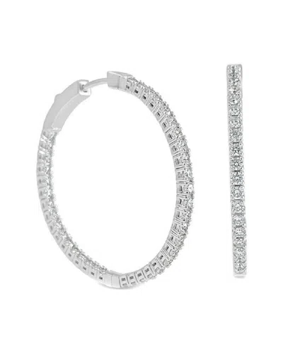 Forever Creations Usa Inc. Forever Creations 14k 1.20 Ct. Tw. Diamond Inside And Out Hoops