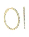 Forever Creations Usa Inc. Forever Creations 14k 1.20 Ct. Tw. Diamond Inside And Out Hoops