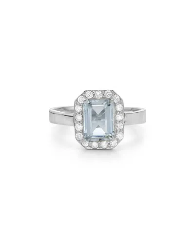 Forever Creations Usa Inc. Forever Creations 14k 1.59 Ct. Tw. Diamond & Sapphire Halo Ring