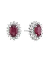 Forever Creations Usa Inc. Forever Creations 14k 1.70 Ct. Tw. Diamond & Ruby Earrings
