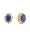 Forever Creations Usa Inc. Forever Creations 14k 1.70 Ct. Tw. Diamond & Sapphire Earrings