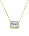 Forever Creations Usa Inc. Forever Creations 14k 2.11 Ct. Tw. Diamond & Emerald Necklace