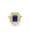 Forever Creations Usa Inc. Forever Creations 14k 3.05 Ct. Tw. Diamond & Sapphire Ring