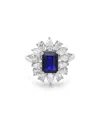 Forever Creations Usa Inc. Forever Creations 14k 3.05 Ct. Tw. Diamond & Sapphire Ring