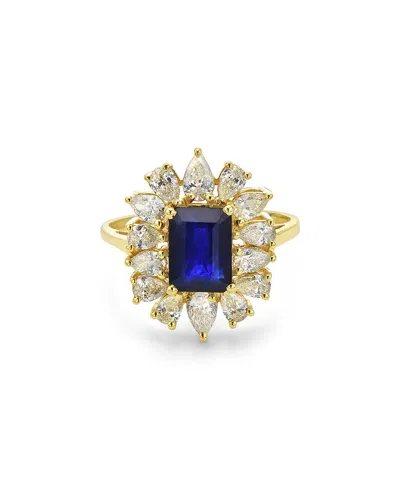 Forever Creations Usa Inc. Forever Creations 14k 3.05 Ct. Tw. Diamond & Sapphire Ring