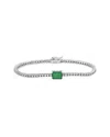 Forever Creations Usa Inc. Forever Creations 14k 4.85 Ct. Tw. Diamond & Emerald Bracelet