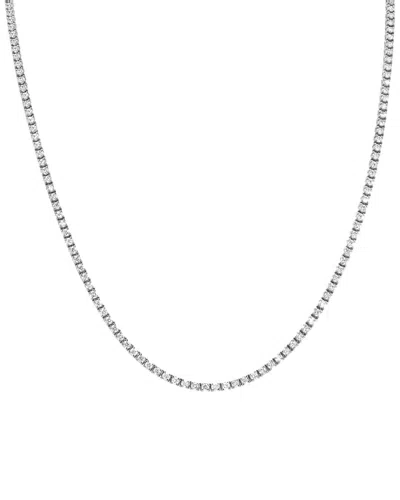 Forever Creations Usa Inc. Forever Creations 14k 5.00 Ct. Tw. Diamond Tennis Necklace In Metallic