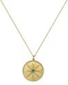 Forever Creations Usa Inc. Forever Creations 14k Compass Pendant Necklace