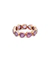 Forever Creations Usa Inc. Forever Creations 14k Rose Gold 6.55 Ct. Tw. Pink Sapphire Ring