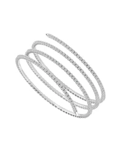 Forever Creations Usa Inc. Forever Creations 18k 3.94 Ct. Tw. Diamond Flexible Wrap Bracelet