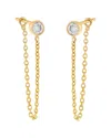 Forever Creations Usa Inc. Forever Creations Signature Collection 14k 0.22 Ct. Tw. Diamond Chain Studs