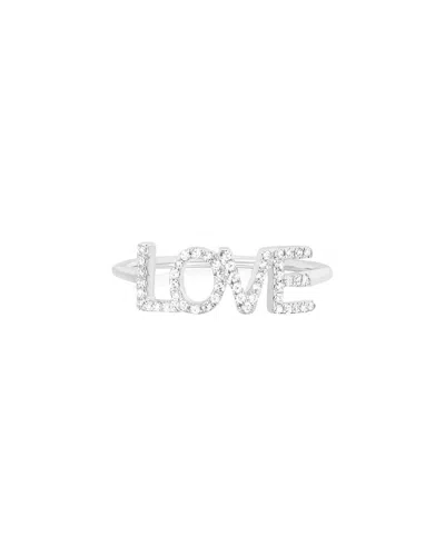Forever Creations Usa Inc. Signature Collection 14k 0.15 Ct. Tw. Diamond Love Ring