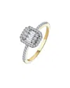 Forever Creations Usa Inc. Signature Collection 14k 0.26 Ct. Tw. Diamond Cluster Ring