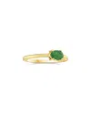 Forever Creations Usa Inc. Signature Collection 14k 0.41 Ct. Tw. Emerald Half-eternity Ring