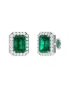 Forever Creations Usa Inc. Signature Collection 14k 0.82 Ct. Tw. Diamond & Emerald Studs