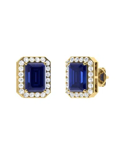 Forever Creations Usa Inc. Signature Collection 14k 1.00 Ct. Tw. Diamond & Sapphire Studs