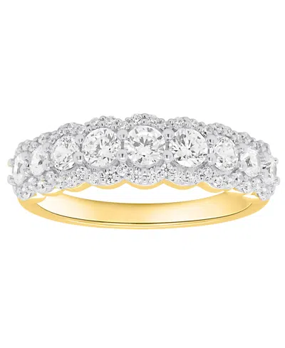 Forever Grown Diamonds Diamond Ring (1 Ct. T.w.) In 14k Gold Plated Sterling Silver White Rhodium